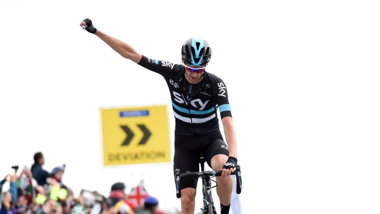 Wout Poels wins Stage 6 of the 2016 Tour of Britain