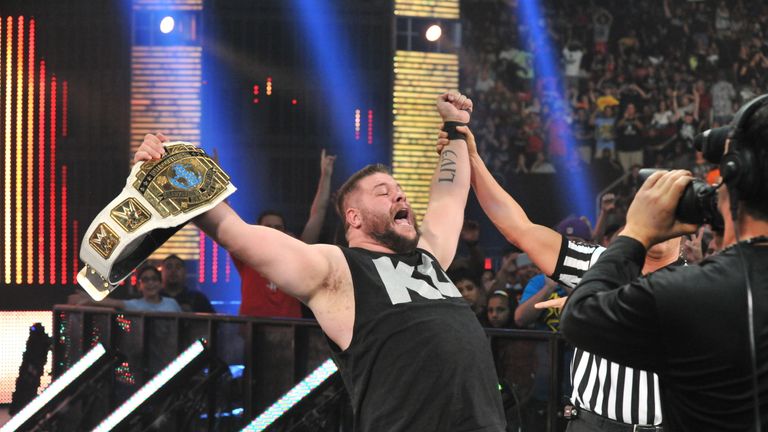 WWE Night of Champions 2015 - Kevin Owens wins Intercontinental Title