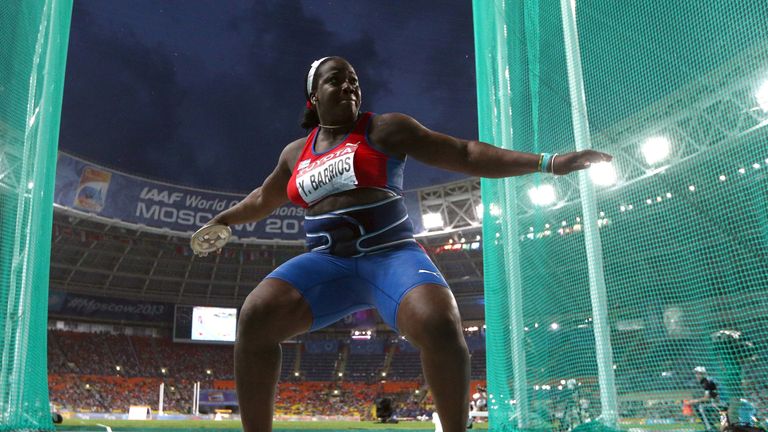 Yarelys Barrios took a silver medal in Beijing 2008, but tested positive for a masking agent and have now lost her medal