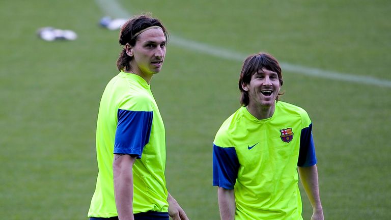 Lionel Messi reportedly asked to play in the central role for Barca, pushing Ibrahimovic out