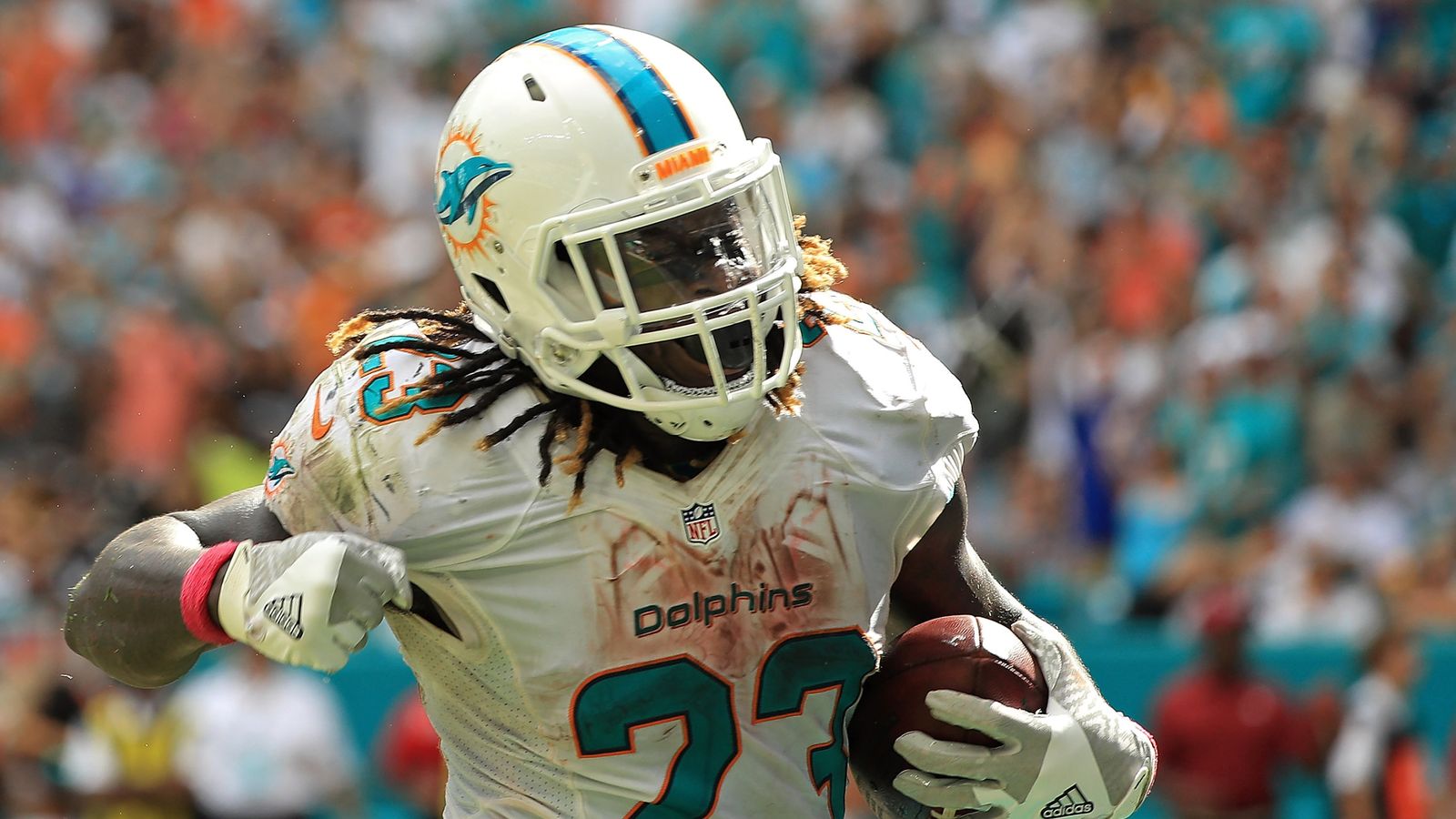 Miami Dolphins - Jay Ajayi Nike Color Rush Player Pride Name