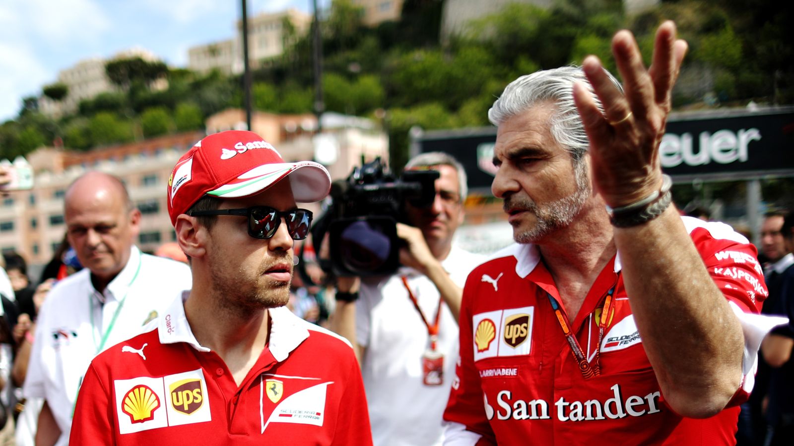 Sebastian Vettel insists he's 'on the same page' as Maurizio Arrivabene ...