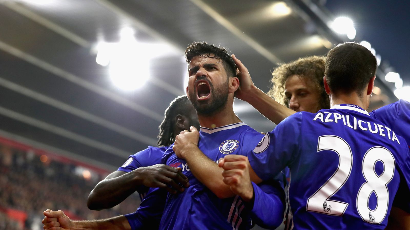 Southampton 0-2 Chelsea: Eden Hazard and Diego Costa fire ...