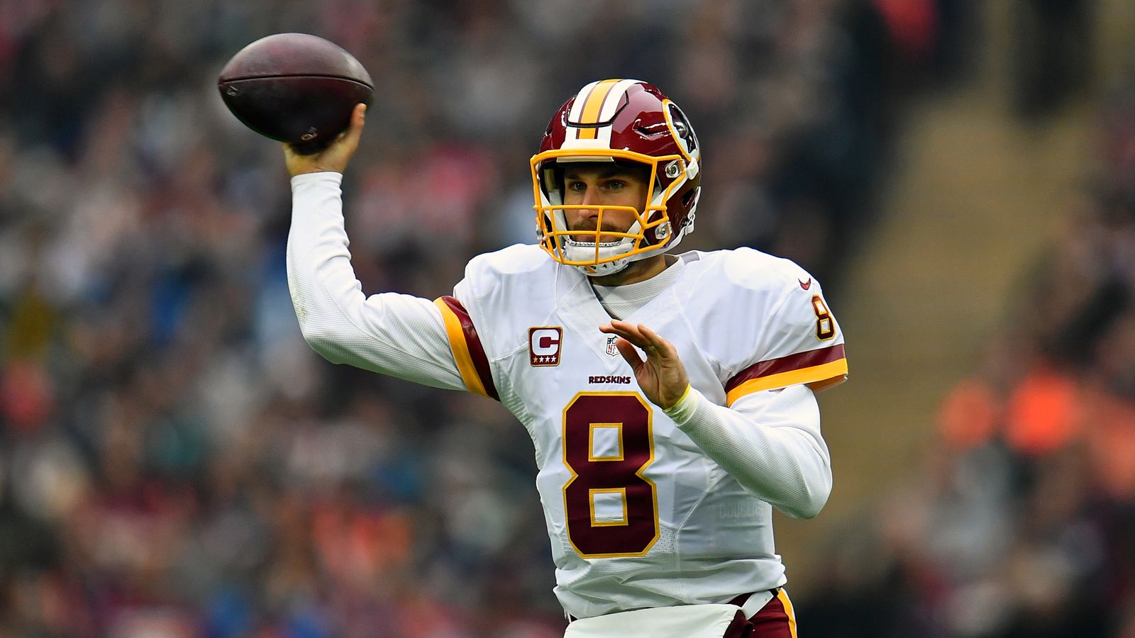 Ashburn, Us. 14th June, 2016. Washington Redskins quarterback Kirk Cousins  (8) participates in the Veteran Minicamp at Redskins Park in Ashburn,  Virginia on Tuesday, June 14, 2016. Credit: Ron Sachs/CNP - NO