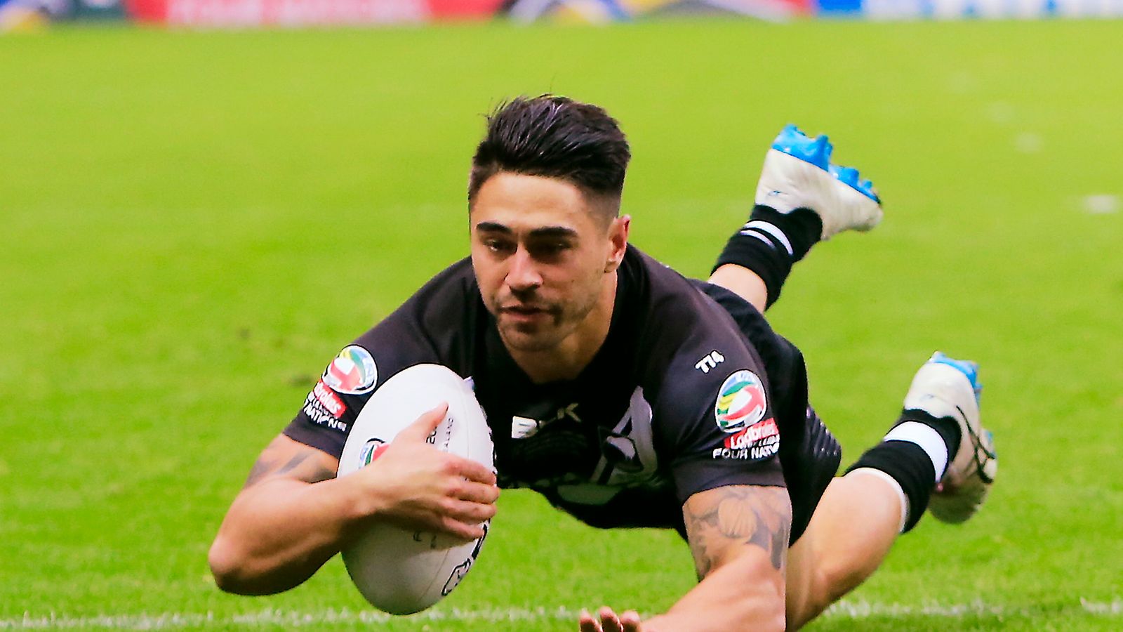 Sean Johnson Rugby England 16-17 New Zealand: Shaun Johnson drop goal sinks Wayne Bennett ...