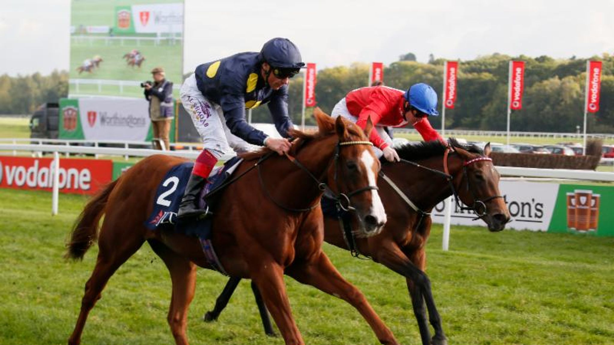 William Haggas' Cristal Fizz wins the Radley Stakes at Newbury | Racing ...