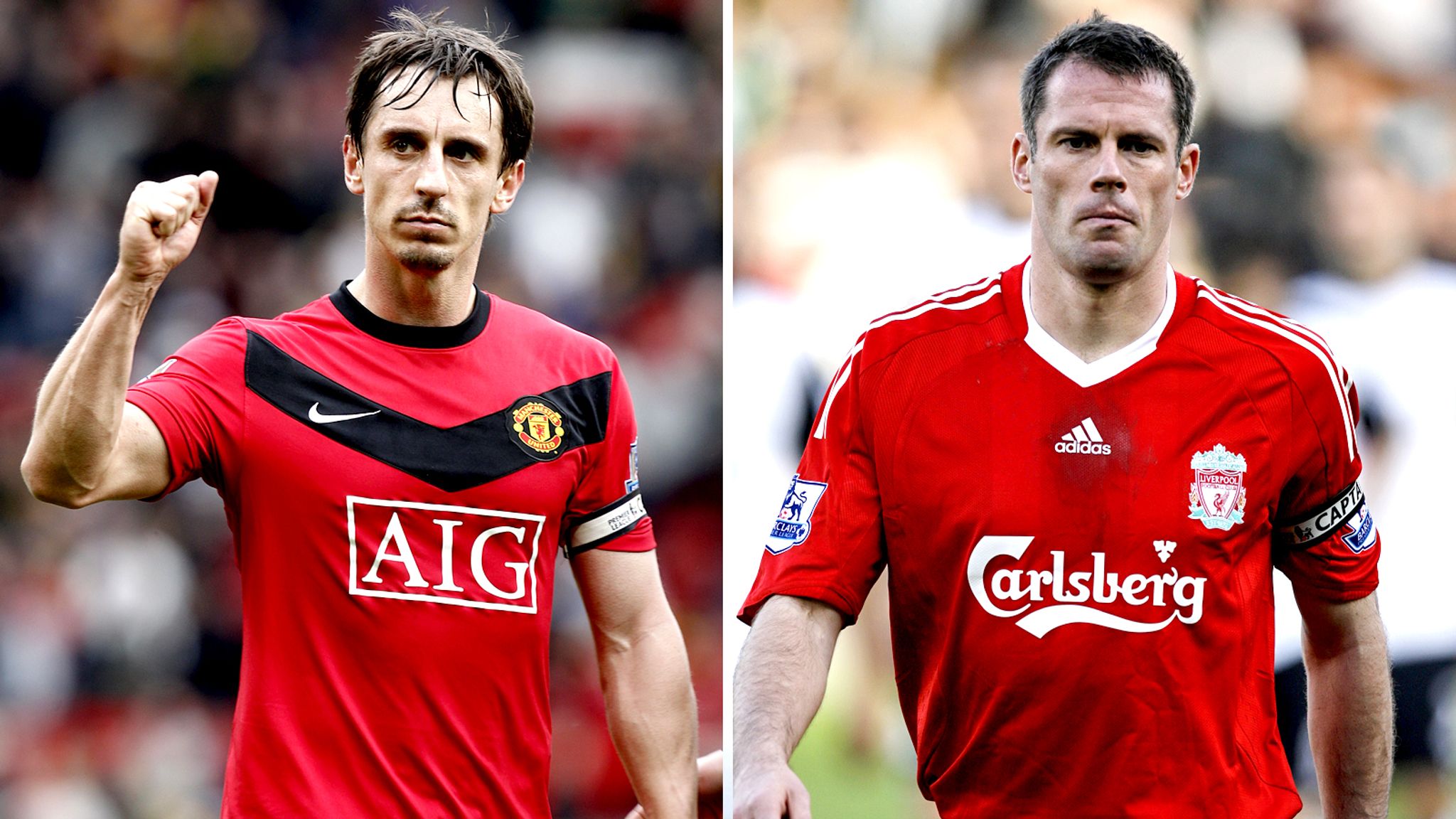 Gary Neville and Jamie Carragher pick their football draft top 10s