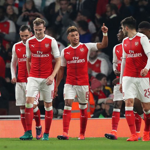 Ox hits brace as Arsenal cruise