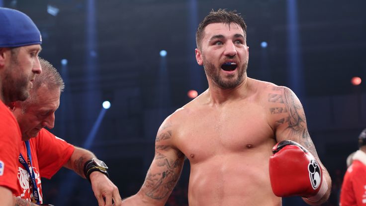 Nathan Cleverly celebrates