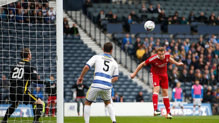 Adam Rooney scores for Aberdeen