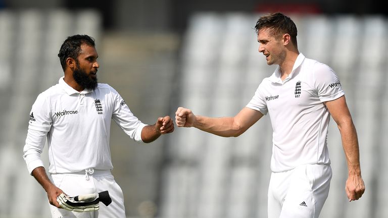 Chris Woakes and Adil Rashid 