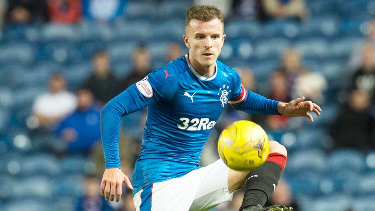 Andy Halliday has rep[laced Joey Barton in the Rangers team
