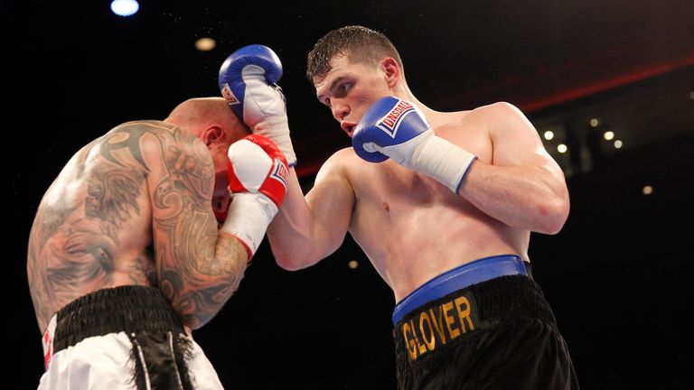 WORLD CHAMPIONSHIP BOXING.ECHO ARENA,LIVERPOOL.PIC;LAWRENCE LUSTIG.CRUISERWEIGHT CONTEST.CRAIG GLOVER V ROLANDAS CESNA