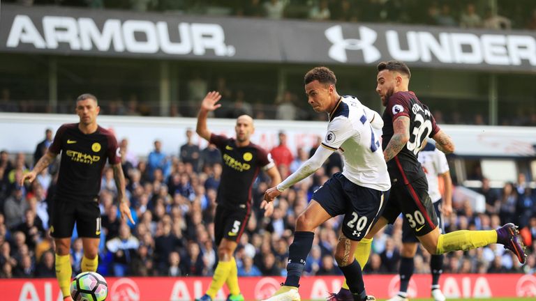 Dele Alli scores for Tottenham