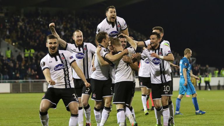 Dundalk led Zenit 1-0 before eventually losing the game 2-1