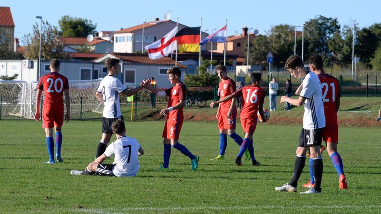 England U17s beat Germany 8-1 in their final Croatia Cup match