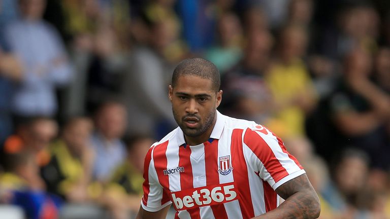 Glen Johnson of Stoke City during the Pre Season Friendly match between Burton Albion and Stoke City at the Pirelli S