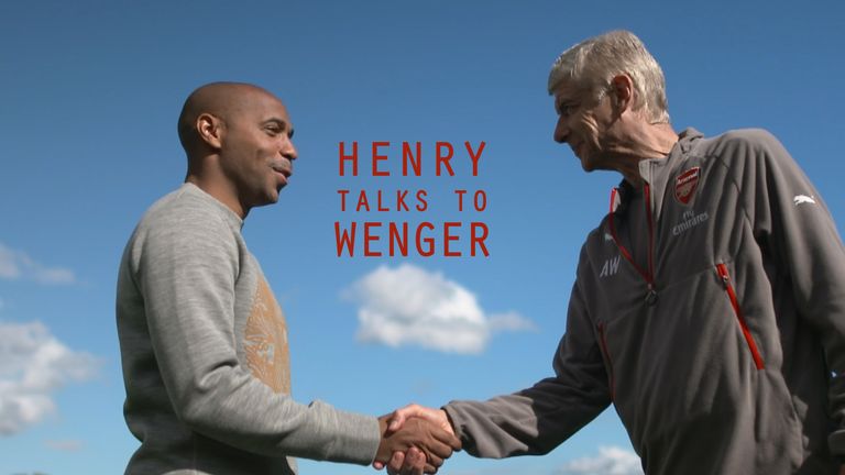 Henry talks to Wenger