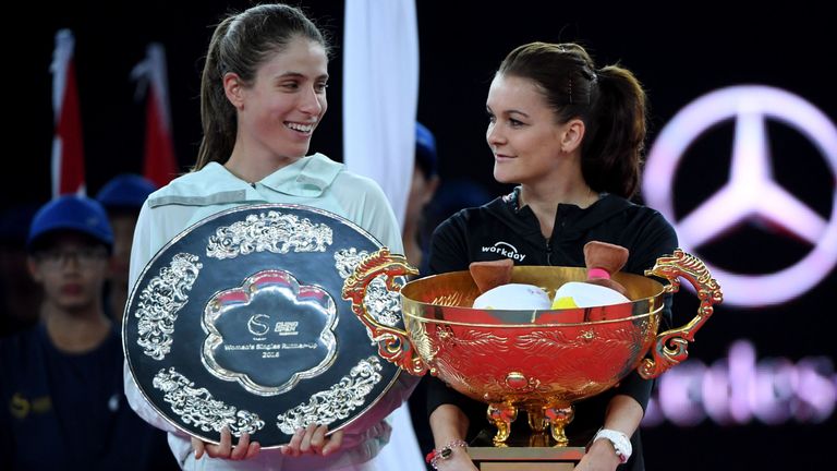 Johanna Konta, Agnieszka Radwanska, China Open