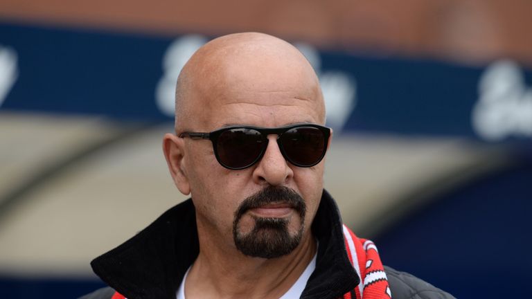 Salford Red Devils owner Marwan Koukash ahead of the First Utility Super League, Million Pound Game at Craven Park, Hull.