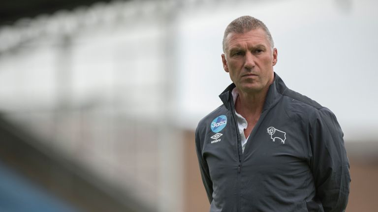 Nigel Pearson had been under pressure after a poor start to his tenure at Derby