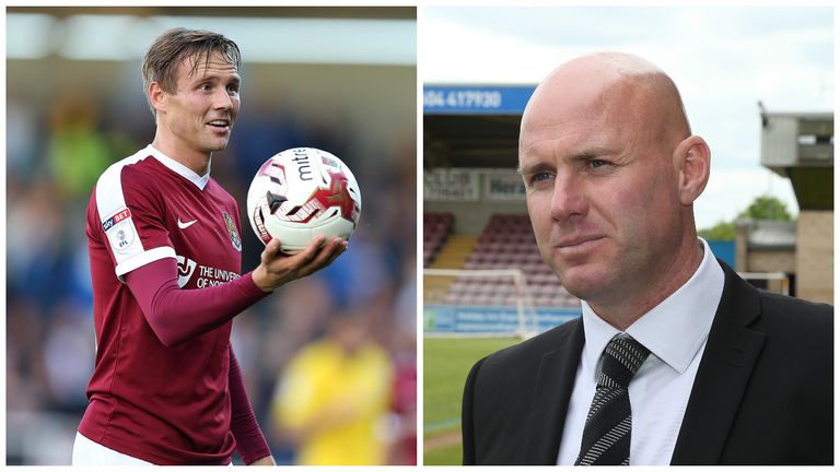 Northampton duo Matt Taylor and Rob Page are up for awards 