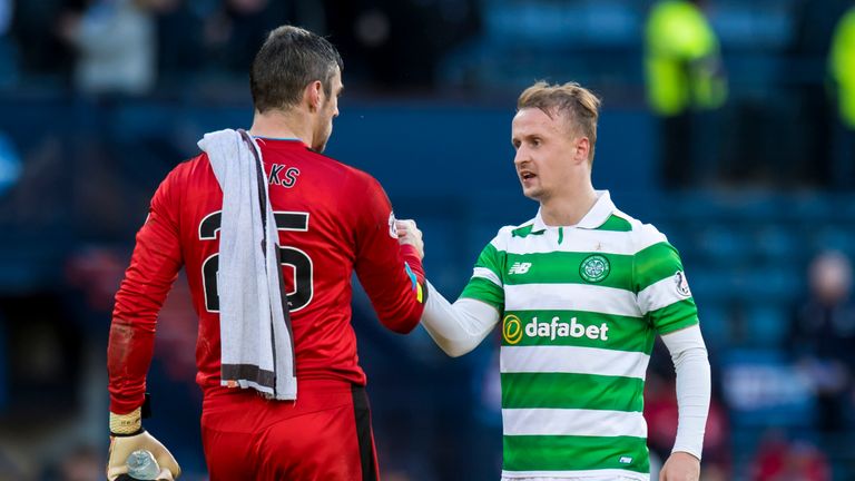 Brendan Rodgers was happy with the impact Leigh Griffiths made as a substitute