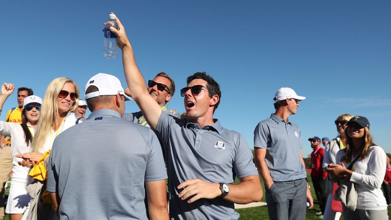 Europe's Rory McIlroy was the centre of attention for much of the weekend 