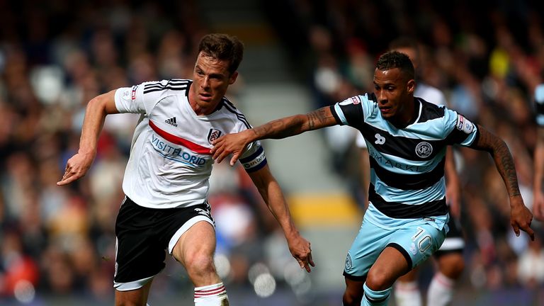 Scott Parker holds off pressure from Tjaronn Chery