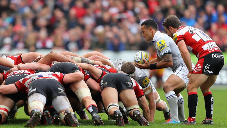 Gloucester and Bath scrum down in the Premiership