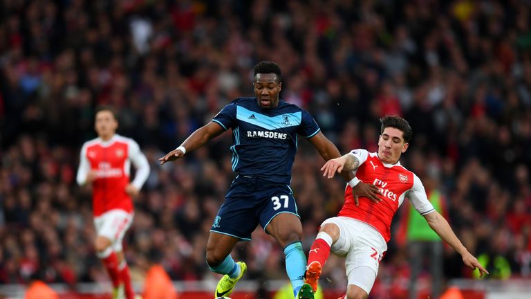 Adama Traore's pace caused Arsenal problems during Middlesbrough's 0-0 draw at the Emirates