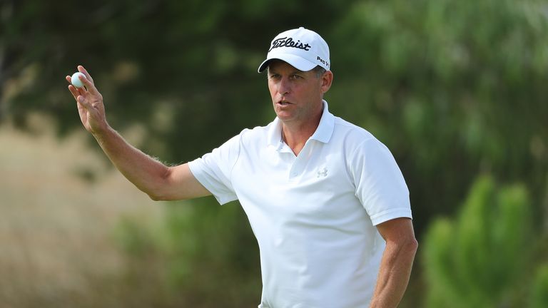 Anders Hansen during day four of the Portugal Masters at Victoria Clube de Golfe