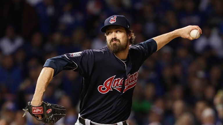 Andrew Miller was credited with the win for the Cleveland Indians