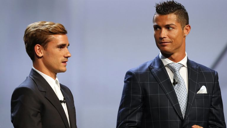 Antoine Griezmann finished runner-up to Cristiano Ronaldo for the UEFA Best Player in Europe award