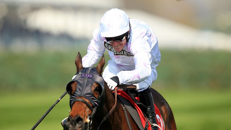 Holywell ridden by Tony McCoy in action during the Betfred Bowl Chase