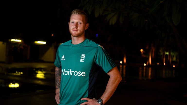 Ben Stokes at the England tea hotel in Dhaka