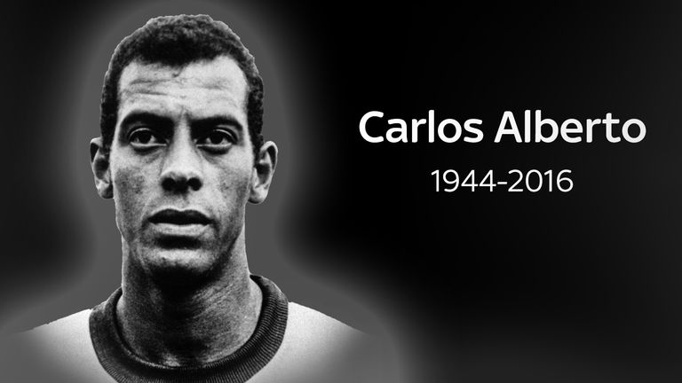 Brazil football legend Carlos Alberto has died aged 72