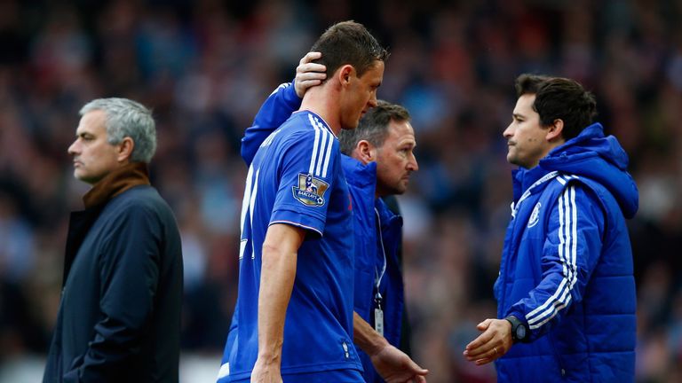 Jose Mourinho was furious after Chelsea had Nemanja Matic sent off against West Ham