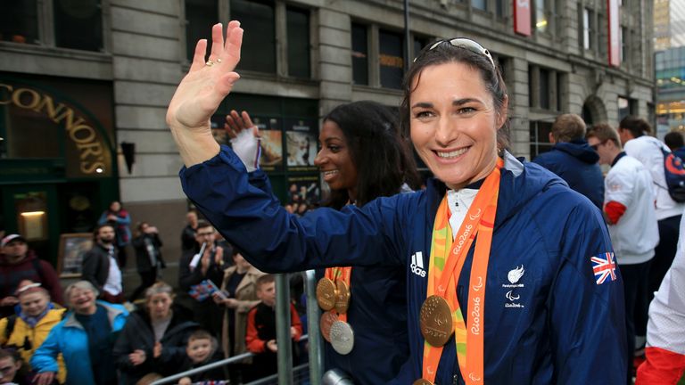 Dame Sarah Storey is Britain's most successful Paralympian of the modern era