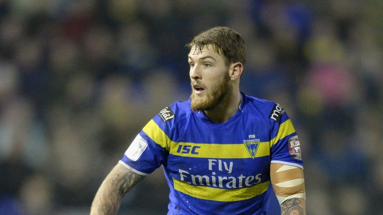 WARRINGTON, ENGLAND - MARCH 13:  Daryl Clark of Warrington Wolves during the First Utility Super League match between Warrington Wolves and Leeds Rhinos at