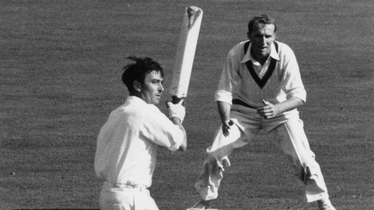 Denis Compton goes on the offensive against Australia