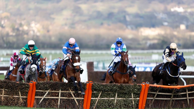 Sam Twiston-Davies riding Diego Du Charmil to victory at Cheltenham