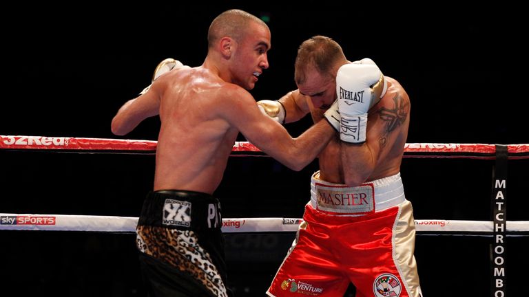 WORLD CHAMPIONSHIP BOXING.ECHO ARENA,LIVERPOOL.PIC;LAWRENCE LUSTIG.WBC INTERNATIONAL LIGHTWEIGHT CHAMPIONSHIP.SEAN DODD V FRANCESCO PATERA