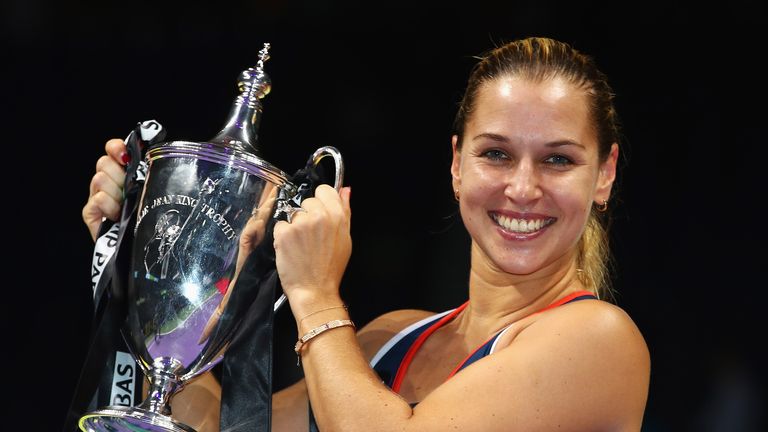 Dominika Cibulkova wins WTA finaos