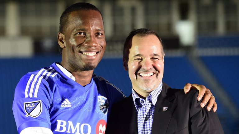 Didier Drogba has settled the differnces with Montreal president Joey Saputo