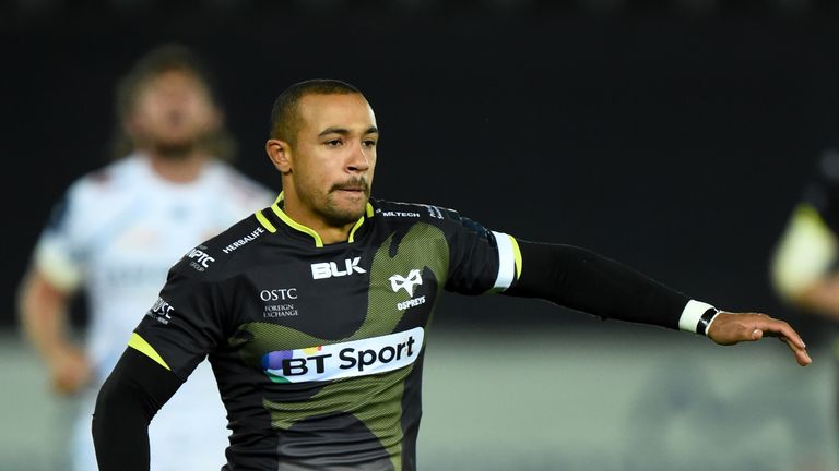 Ospreys player Eli Walker