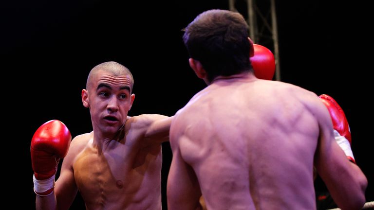 Francesco Patera (L) returns to the UK