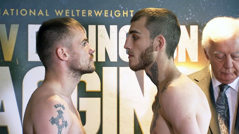 Frankie Gavin and Sam Eggington went face-to-face