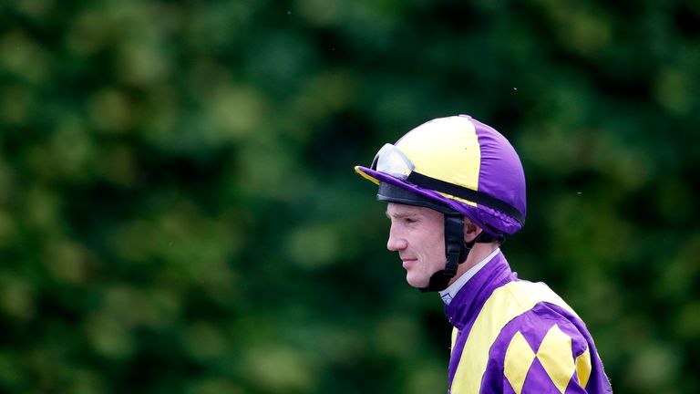 SALISBURY, ENGLAND - JUNE 22:  Frederik Tylicki poses at Salisbury racecourse on June 22, 2016 in Salisbury, England. (Photo by Alan Crowhurst/Getty Images