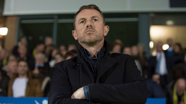 BURTON-UPON-TRENT, ENGLAND - OCTOBER 21: Gary Rowett, manager of Birmingham City looks on during the Sky Bet Championship match between Burton Albion and B